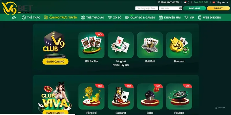 Game Bài V9bet - Top Đầu Thị Trường Về Sảnh Bài Đẳng Cấp Điểm lôi cuốn của game bài V9bet